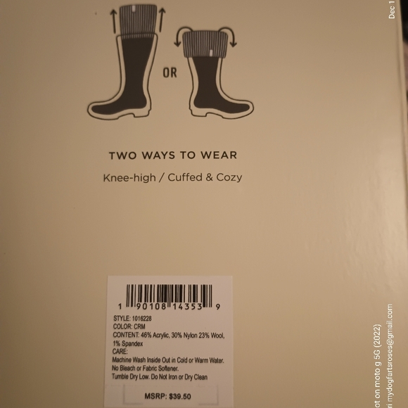 NWT UGG Cable Knit Boot Socks - Picture 3 of 10